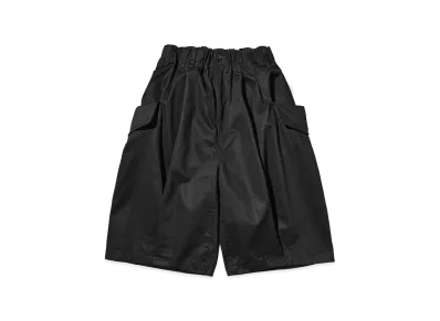 CLESSTE Flap Wide Balloon Half Pants "Black"