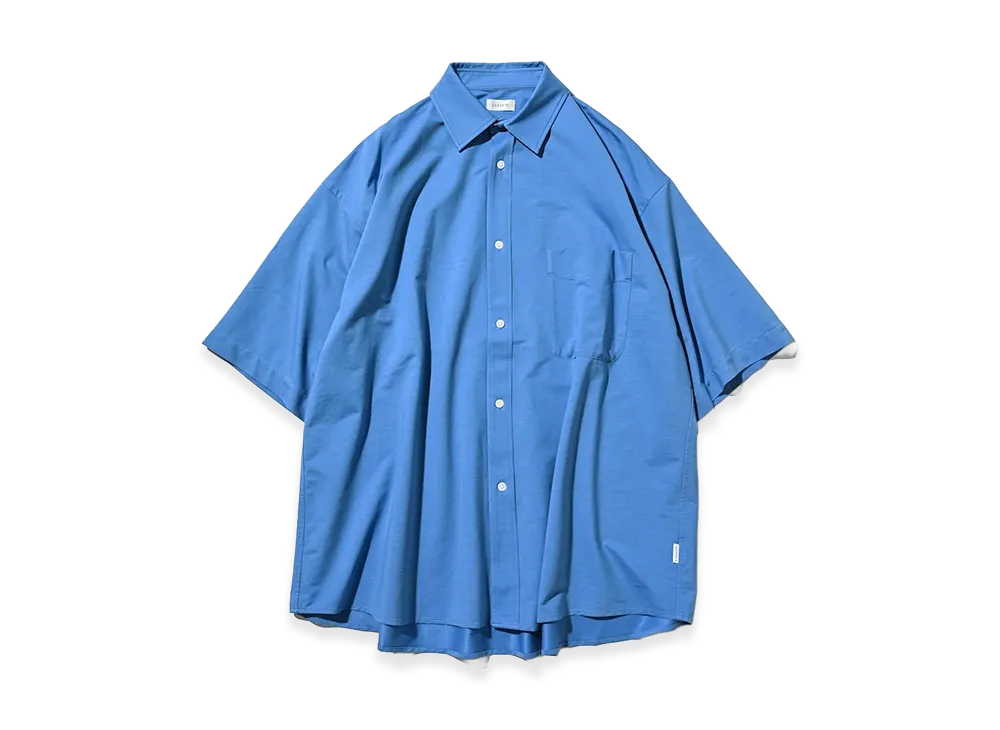 CLESSTE 46G Knit Everyday S/S Shirt "Sax Blue"