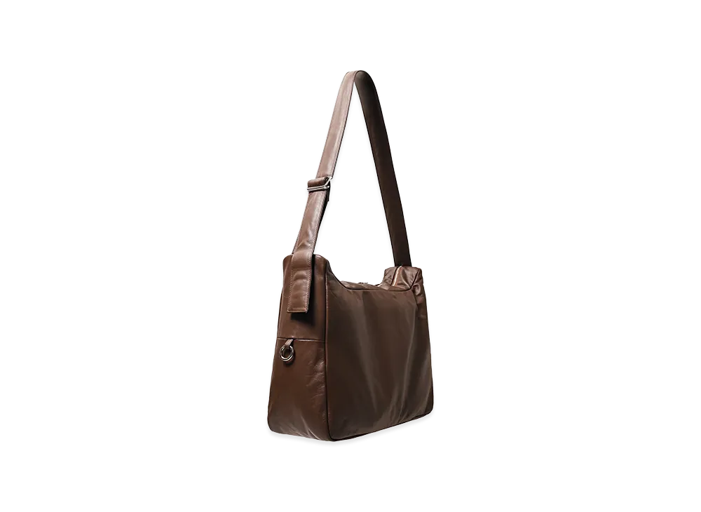 CLESSTE Leather Holiday Bag Large "Brown"