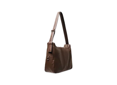 CLESSTE Leather Holiday Bag Large "Brown"