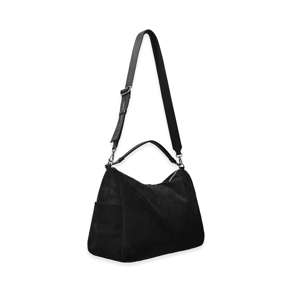 CLESSTE Suede Dayoff Bag Large "Black"
