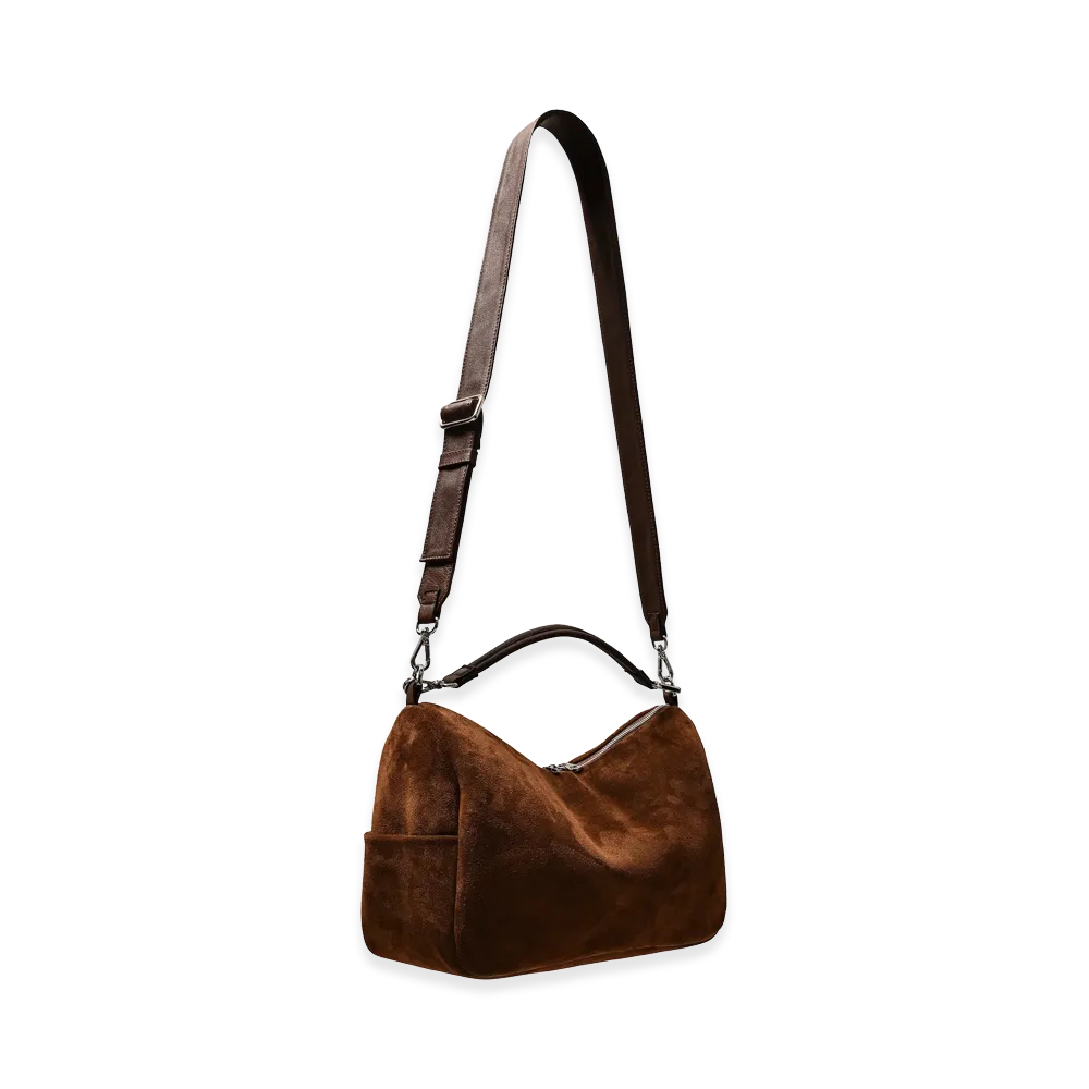 CLESSTE Suede Dayoff Bag "Brown"