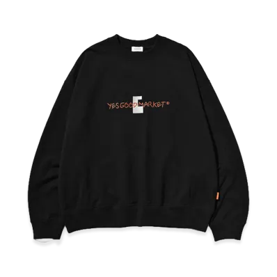 CLESSTE C × Yes Good Market LS Sweatshirt "Black"