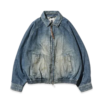 CLESSTE Vintage Dyed Selvedge Denim City Utility Jacket "Vintage Light Indigo"
