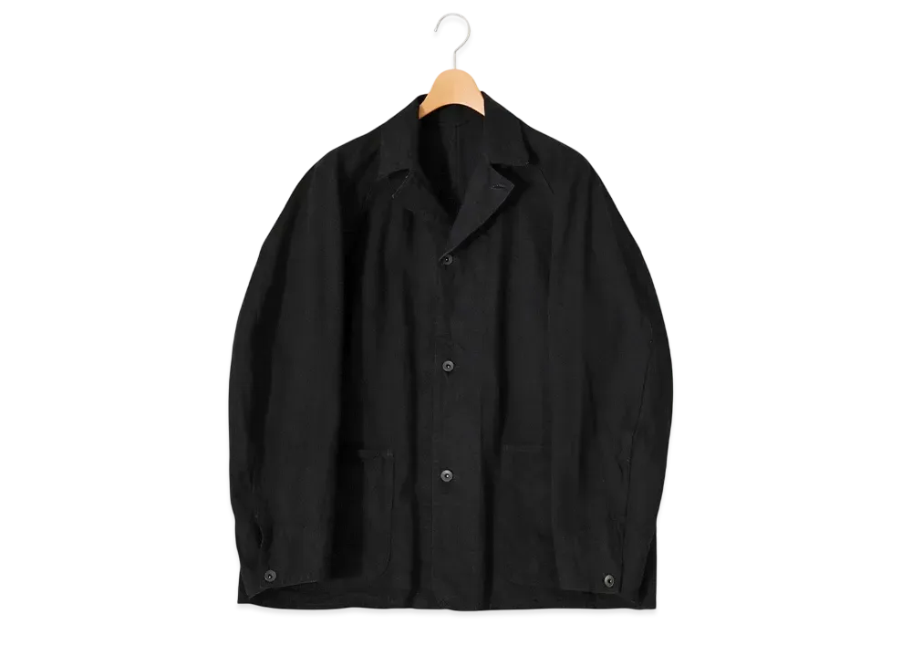 COMOLI Denim Work Jacket "Black"