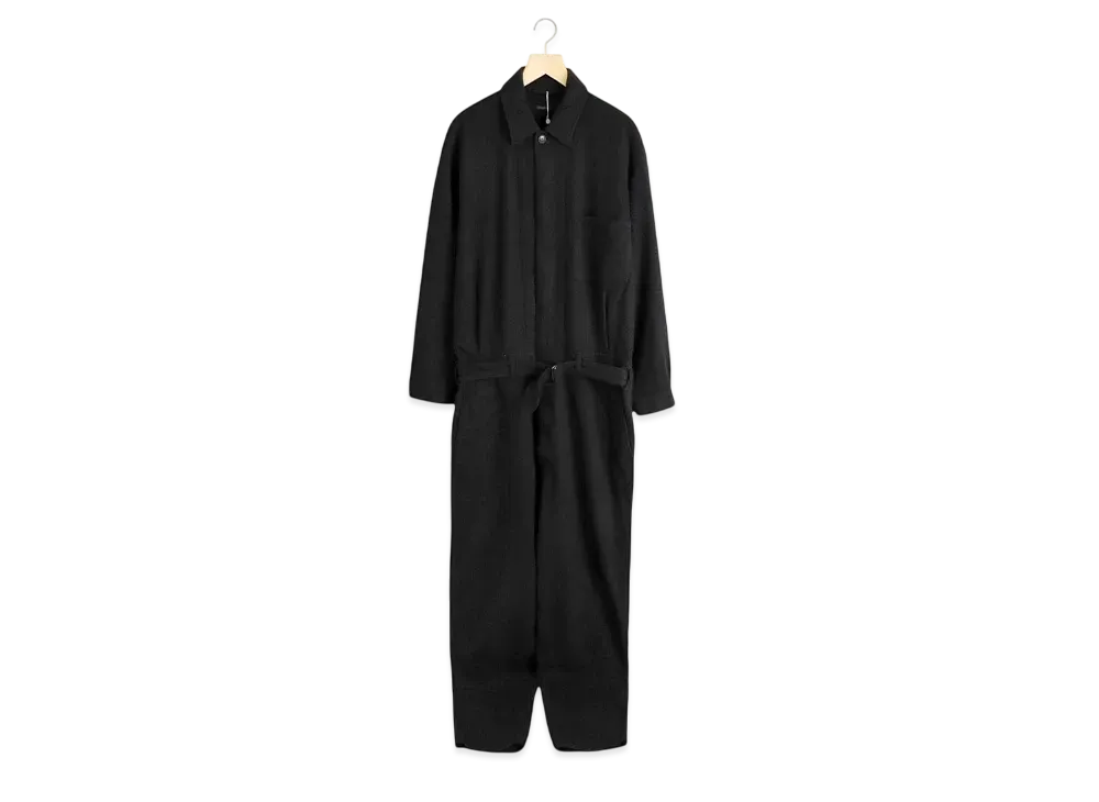 COMOLI Wool Cashmere All In One "Black"