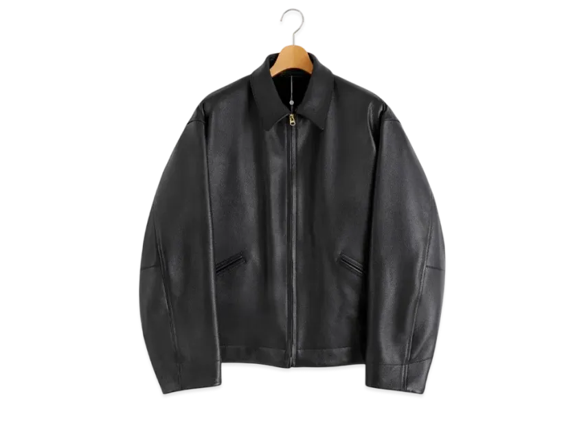 COMOLI Calfskin Zip Short Jacket COMOLI Calfskin Zip Short Jacket