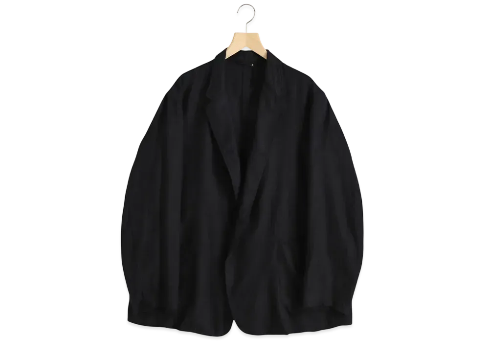 COMOLI Cashmere Silk Dyed Jacket "Navy"