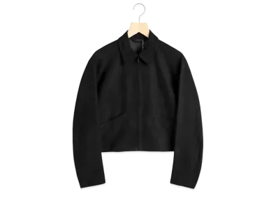 COMOLI Women's Sheepsuede Short Jacket "Black"