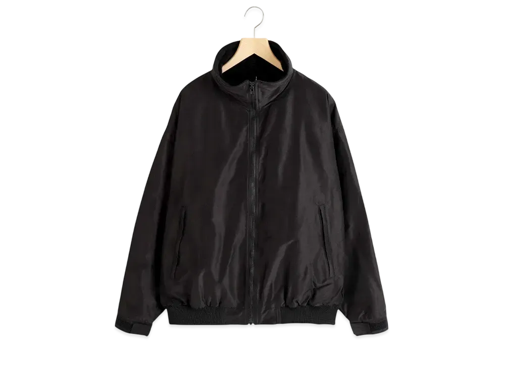 COMOLI Cotton Silk Track Jacket "Brown"