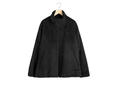 COMOLI Camel Shaggy Jacket "Black"