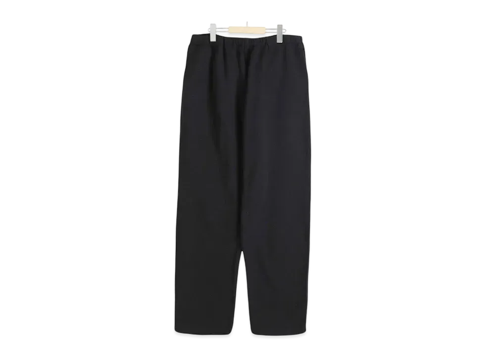 COMOLI Cotton Fleece Pants "Black"