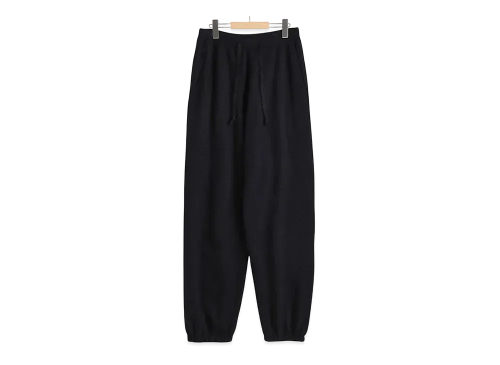 COMOLI Cashmere Knit Pants "Navy"