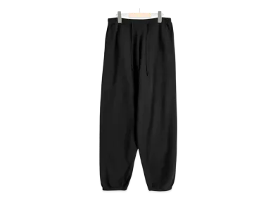 COMOLI Wool Knit Trousers "Black"