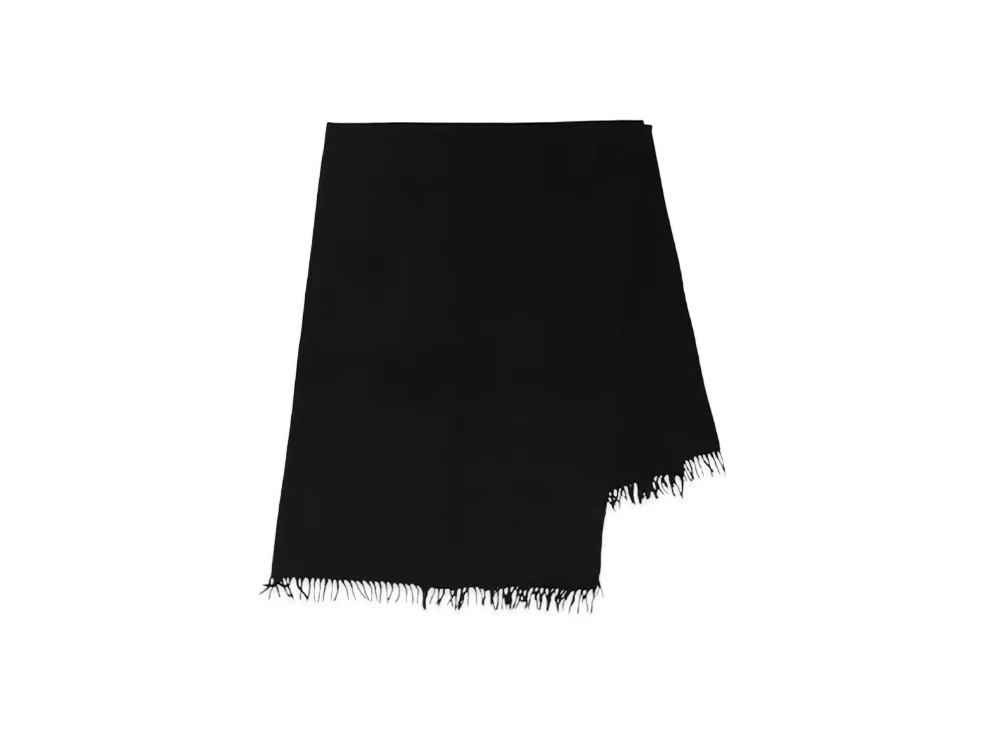 COMOLI Cashmere Stole "Black"