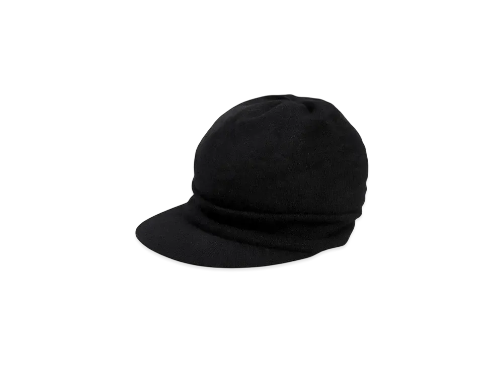 COMOLI Wool Knit Cap "Black"
