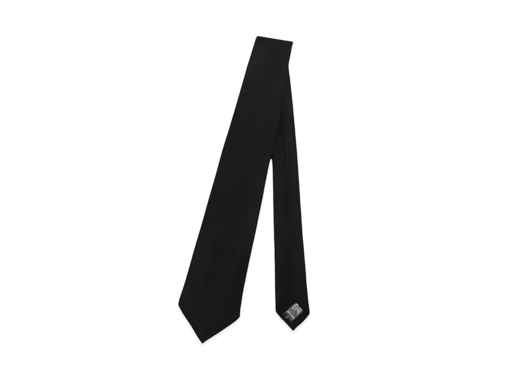 COMOLI Black Formal Tie "Black"