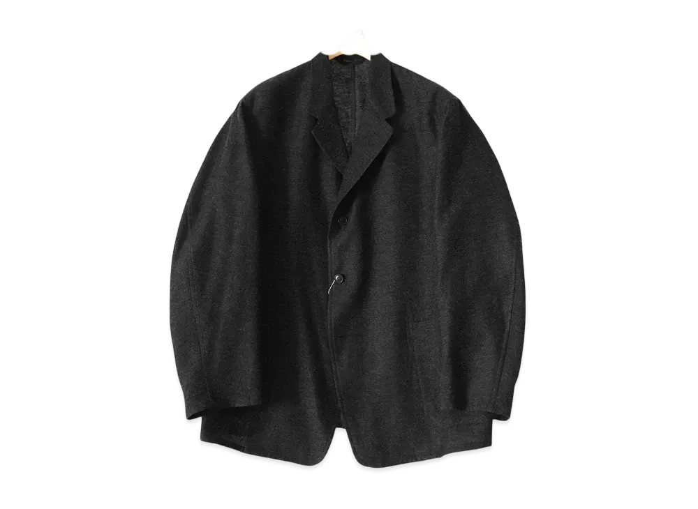 COMOLI Cashmere Silk Jacket "Charcoal"