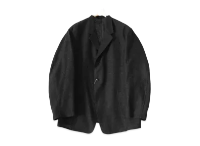 COMOLI Cashmere Silk Jacket "Charcoal"