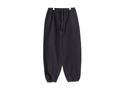 COMOLI Product-Dyed Drawstring Pants "Navy"