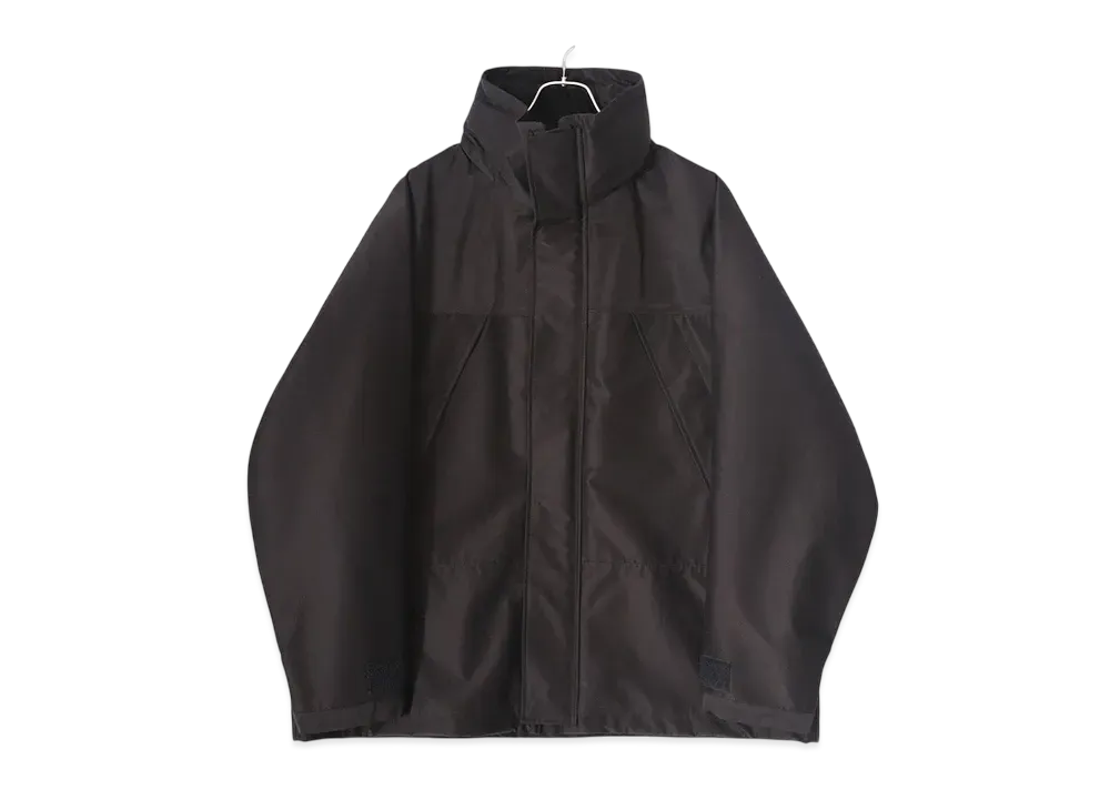 COMOLI 3-Layer Cotton Silk Parka "Brown"