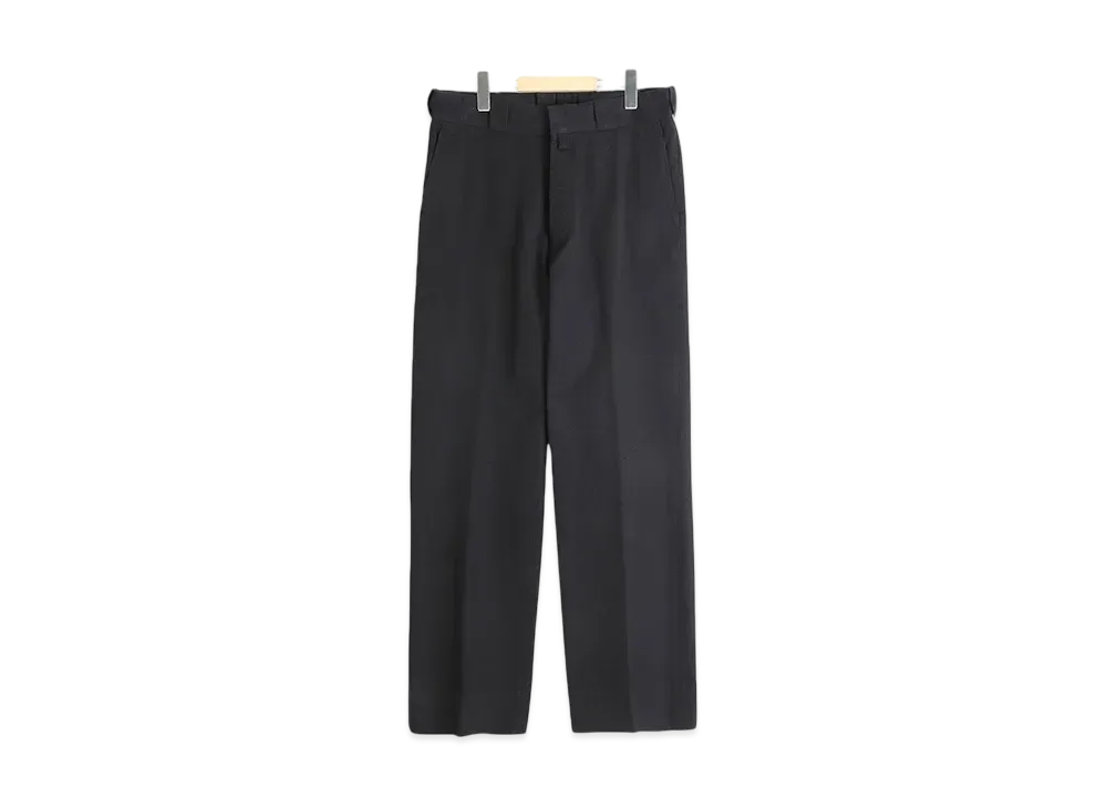 COMOLI Postwork Twill Pants "Black"