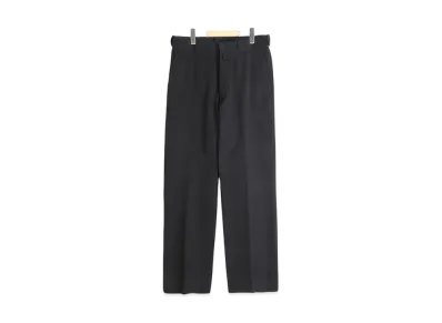 COMOLI Postwork Twill Pants "Black"