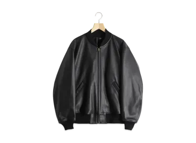 COMOLI Calfskin Zip Blouson "Black"