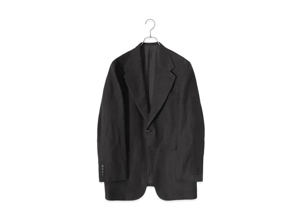 COMOLI Linen Suit Jacket Only "Chacoal"