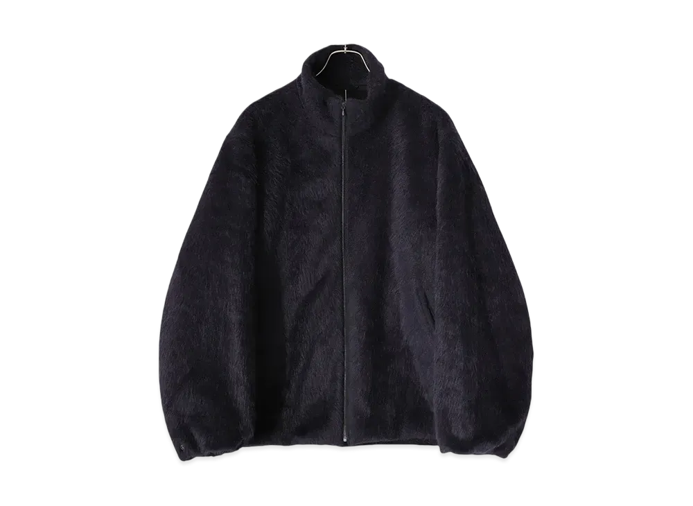 COMOLI Camel Shaggy Jacket "Navy"