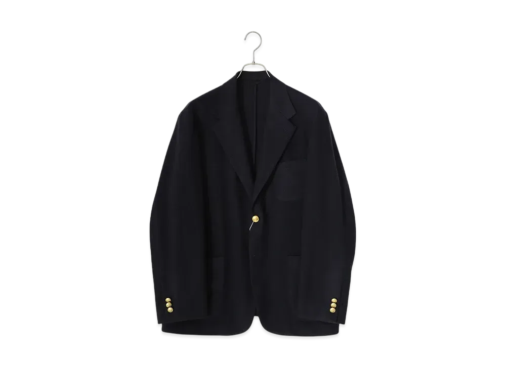 COMOLI Cashmere Navy Blazer "Navy"