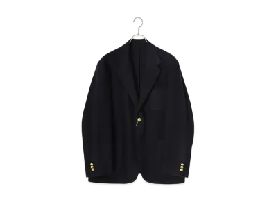 COMOLI Cashmere Navy Blazer "Navy"