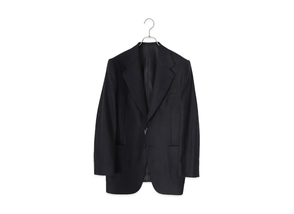 COMOLI FOX Flannel Suit Jacket Only "Navy"