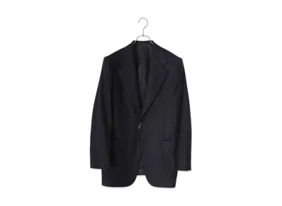 COMOLI FOX Flannel Suit Jacket Only "Navy"