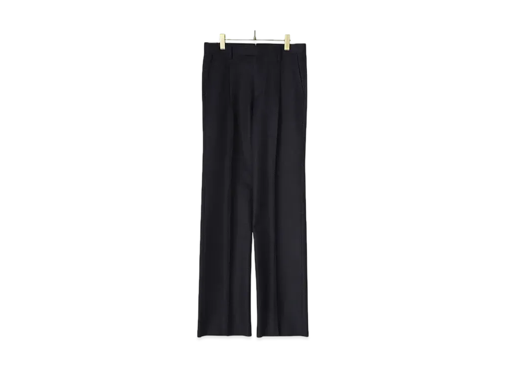 COMOLI FOX Flannel Suit Bottoms Only "Navy"