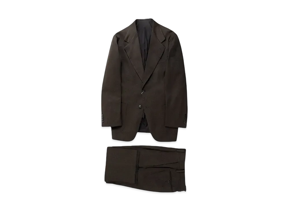 COMOLI Cotton Twill Suit "Black"