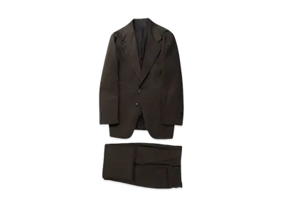 COMOLI Cotton Twill Suit "Black"