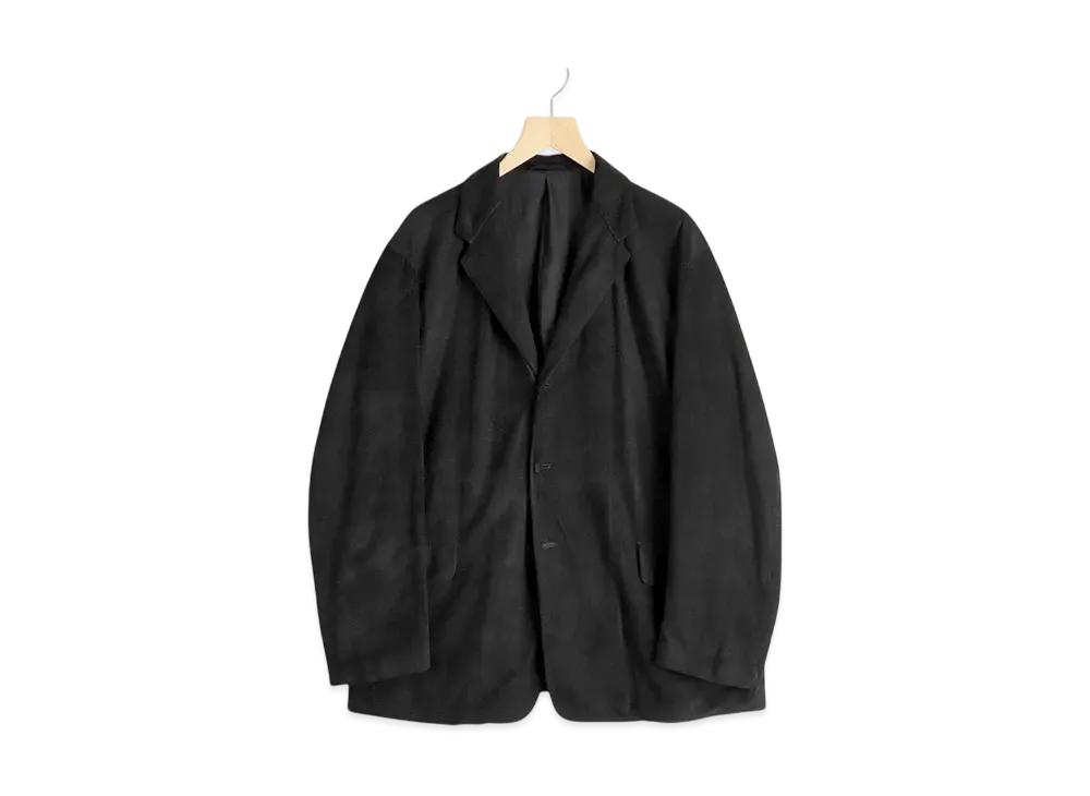 COMOLI Suede Jacket "Black"
