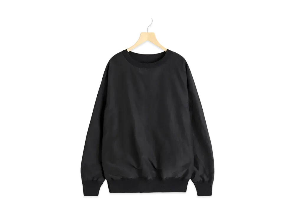 COMOLI Reversible Pullover "Black"