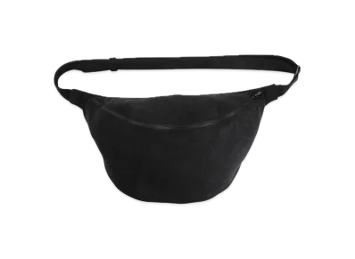 COMOLI Silk Nap Waist Bag "Black"