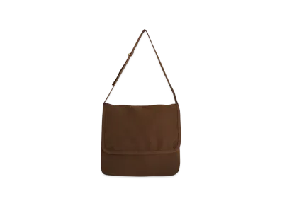 COMOLI Hemp Duck Shoulder Bag "Brown"