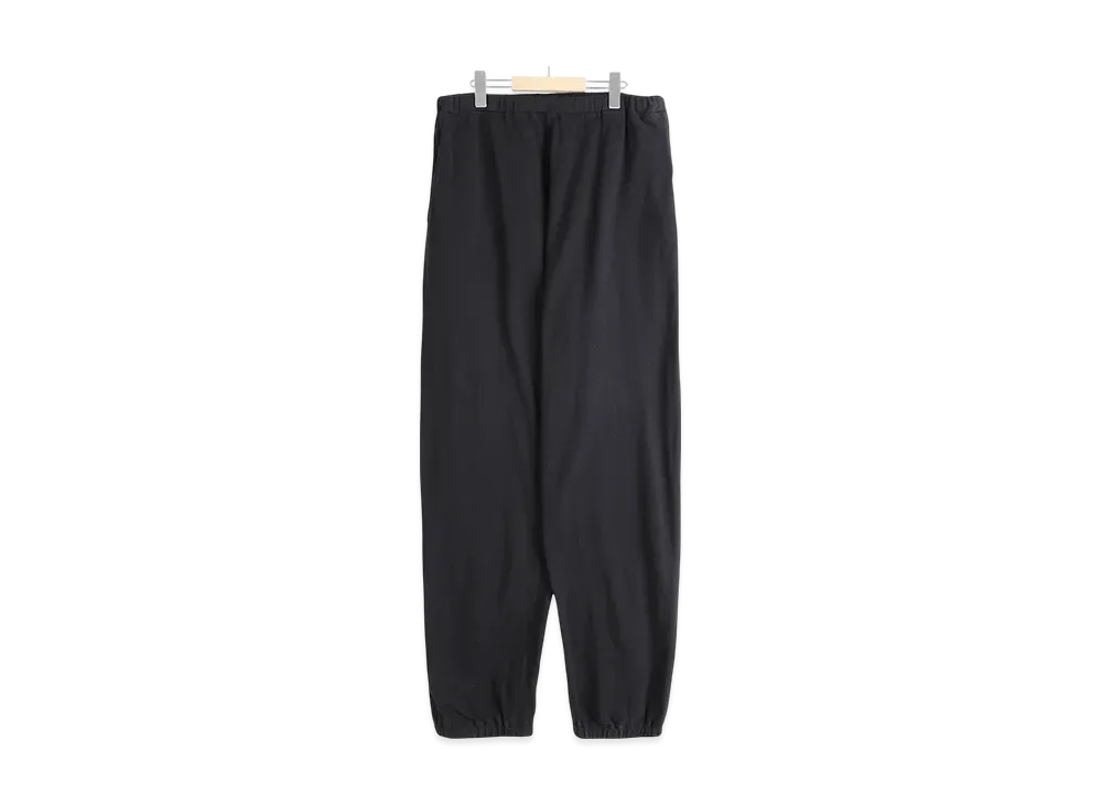 COMOLI LW Cotton Fleece Pants "Black"