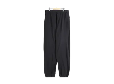 COMOLI LW Cotton Fleece Pants "Black"