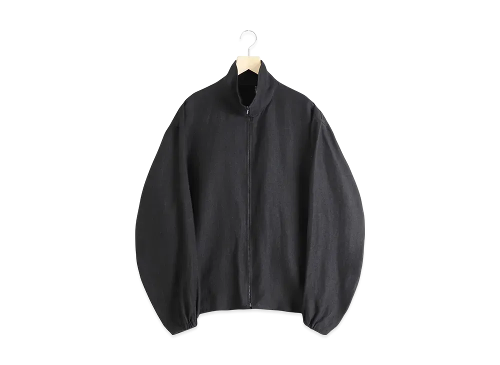 COMOLI Canapa Zip Jacket "Black"