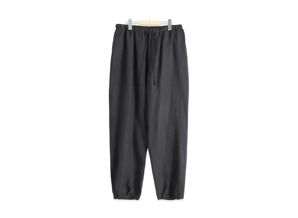 COMOLI Kanapa Drawstring Pants "Black"