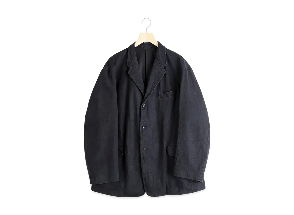 COMOLI Black Drill Jacket "Black"