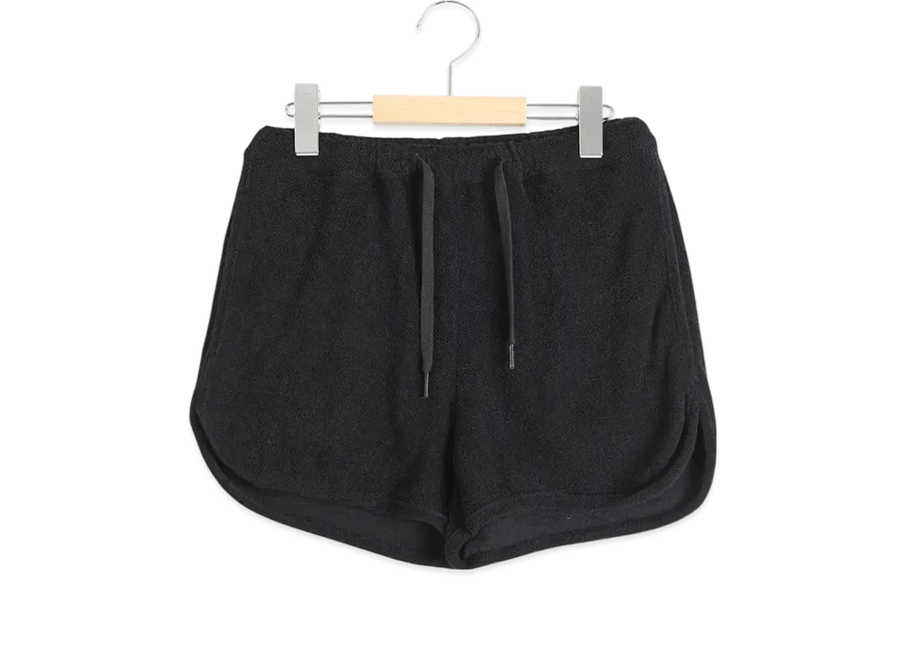 COMOLI Women's Pile Shorts "Black"