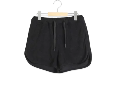 COMOLI Women's Pile Shorts "Black"