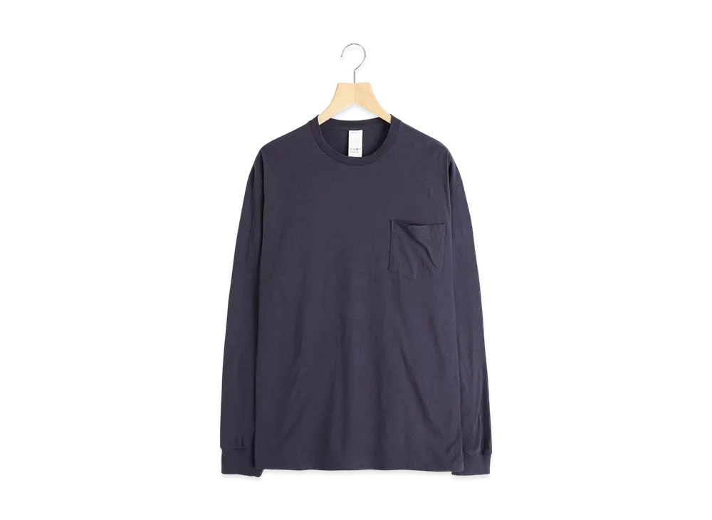 COMOLI Surplus Long Sleeve Shirt "Navy"