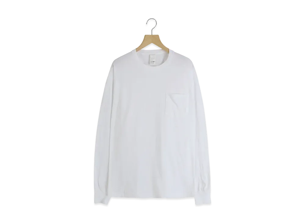 COMOLI Surplus Long Sleeve Shirt "White"